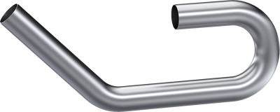 Universal 2.5-Inch Exhaust Pipe, N/A, 45˚, 180˚ Bend, MB1026