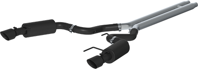 2015-2017 Mustang Cat-Back, Dual Rear Exit Exhaust, S7239BLK