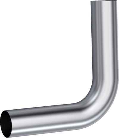 Universal 4-Inch Exhaust Pipe, 90˚ Bend, MB2017